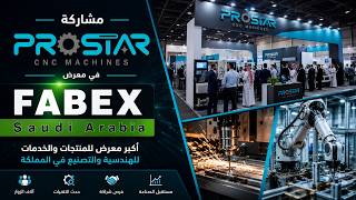 🚀 بروستار في معرض FABEX | أحدث مكائن الفايبر ليزر و CNC Router في السعودية في الرياض