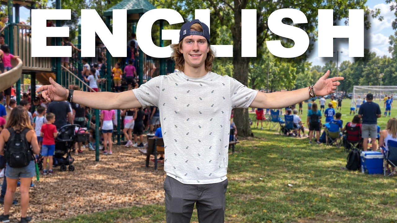Learn ENGLISH Naturally At The PARK! 🇺🇸 (Comprehensible Input)