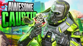 Caustic is AWESOME 23 KILLS and 4,800 Damage Apex Legends Gameplay Season 18