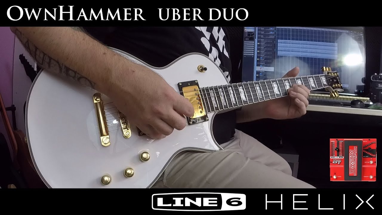 'Deathinitely' (OwnHammer Uber Duo, Helix, LTD EC1000T, EMG57/66 & SSD5)