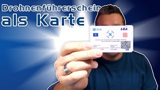 EU Drohnenführerschein A1/A3 Kenntnisnachweis als Ausweiskarte / Scheckkarte