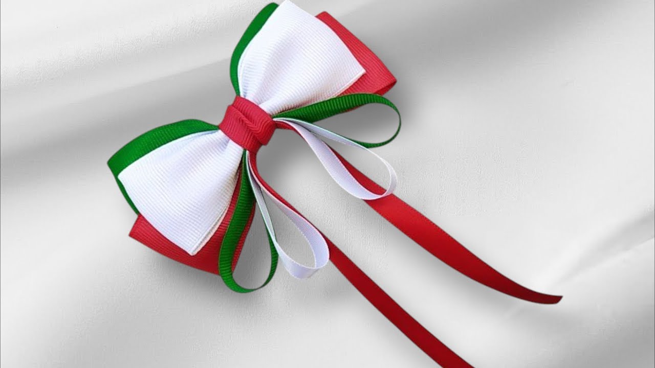 Maratón moño mexicano/moño tricolor No.58 /moños fáciles y rápidos /ideas para todos 