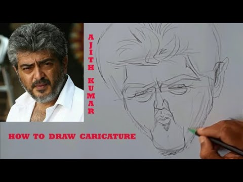 COMMENT ATTIRER DE CARICATURE Ajith KUMAR