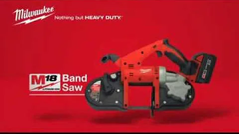 MILWAUKEE M18 CBS125 Lityum Akülü, Kömürsüz Motorlu Şerit Testere | EnsarShop.com