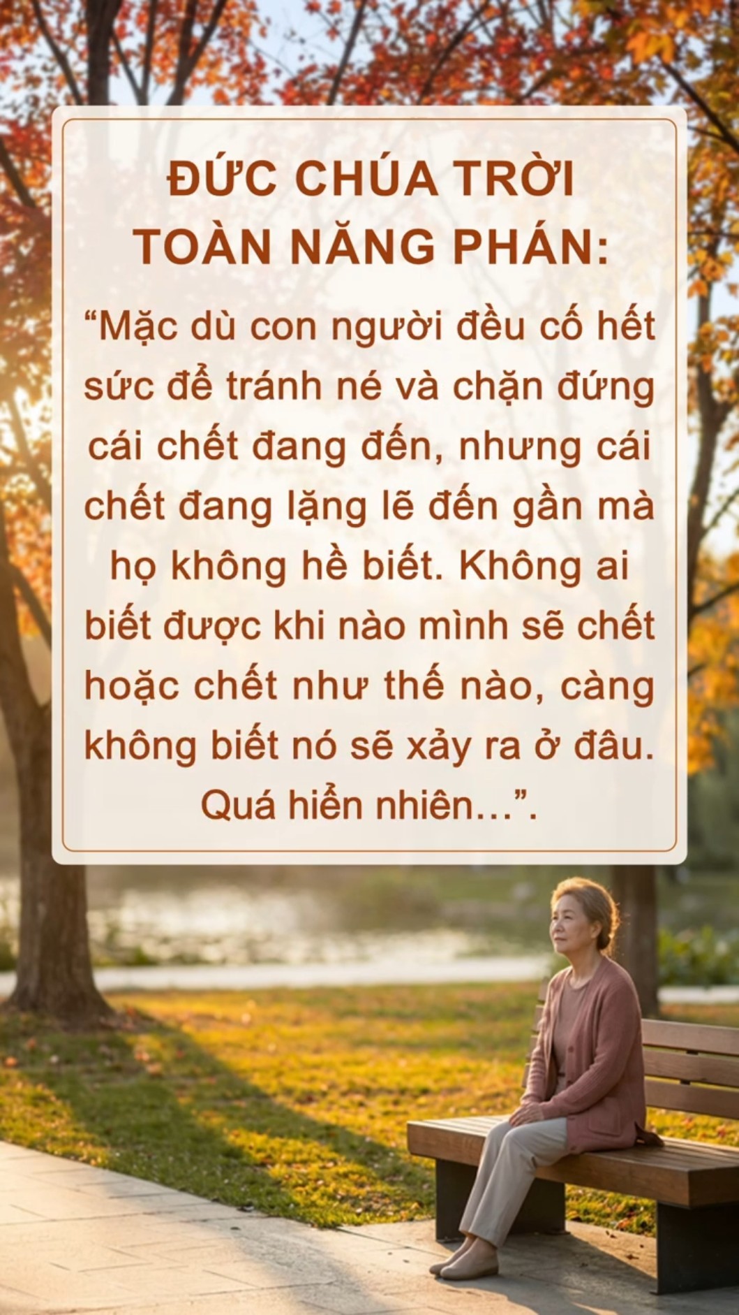 Đừng bỏ lỡ lời Đức Chúa Trời phán với chúng ta