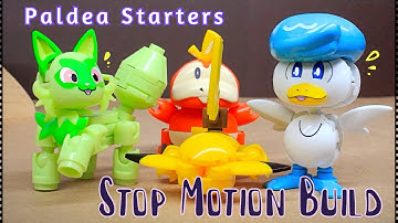 STOP MOTION SPEED BUILD / Mega Construx Pokémon Paldea Region Team (Animation only)