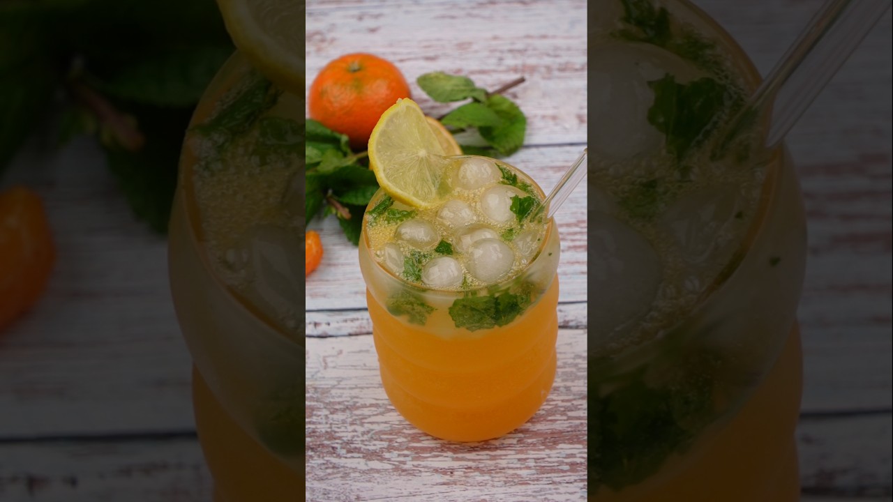 Refreshing Drink,Orange Mojito