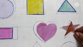 Let's Learn & Draw Shapes. Shapes Activities and Worksheets for Kids.DIY Worksheet for Playgroups.