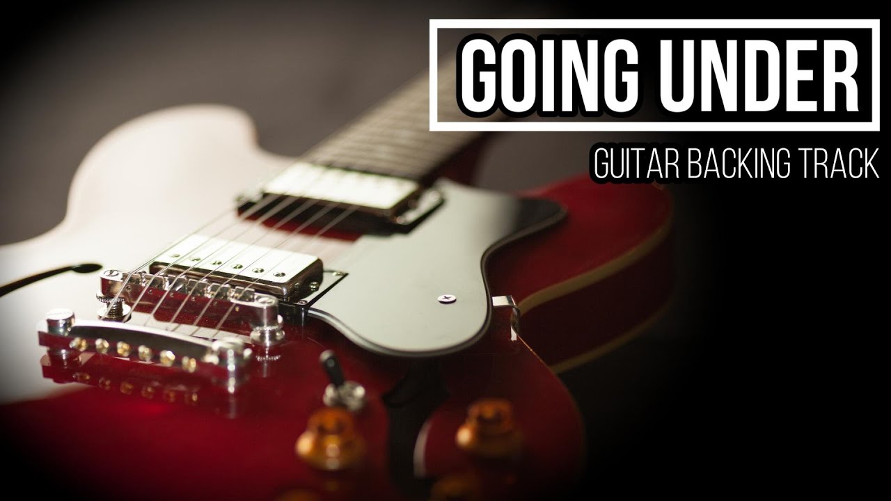 Going Under - Evanescence | Guitar Backing Track - YouTube