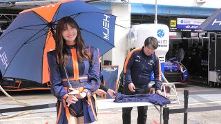 【 仲美由紀さん ／ 叶園ちささん　HELM LOYALZ レースアンバサダー　】SUPERGT　ピットウォークの模様　オートポリス　2025.10.19