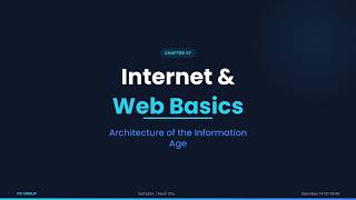 Ch7 Internet and Web Basics