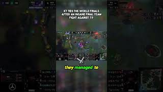 The moment KT ripped the script out from under T1 in the Worlds Final! 🤯
