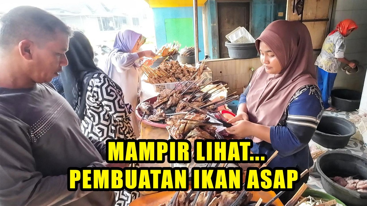 MELIHAT LANGSUNG PROSES PEMBUATAN IKAN ASAP DI DESA ASAP INDAH DEMAK