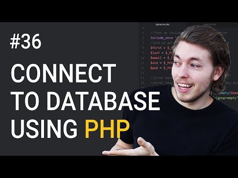 Video: How To Connect The Database