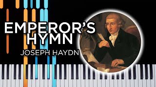 Emperor's Hymn (Joseph Haydn) - Piano tutorial