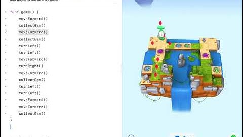 Swift Playgrounds- Four Stash Sweep