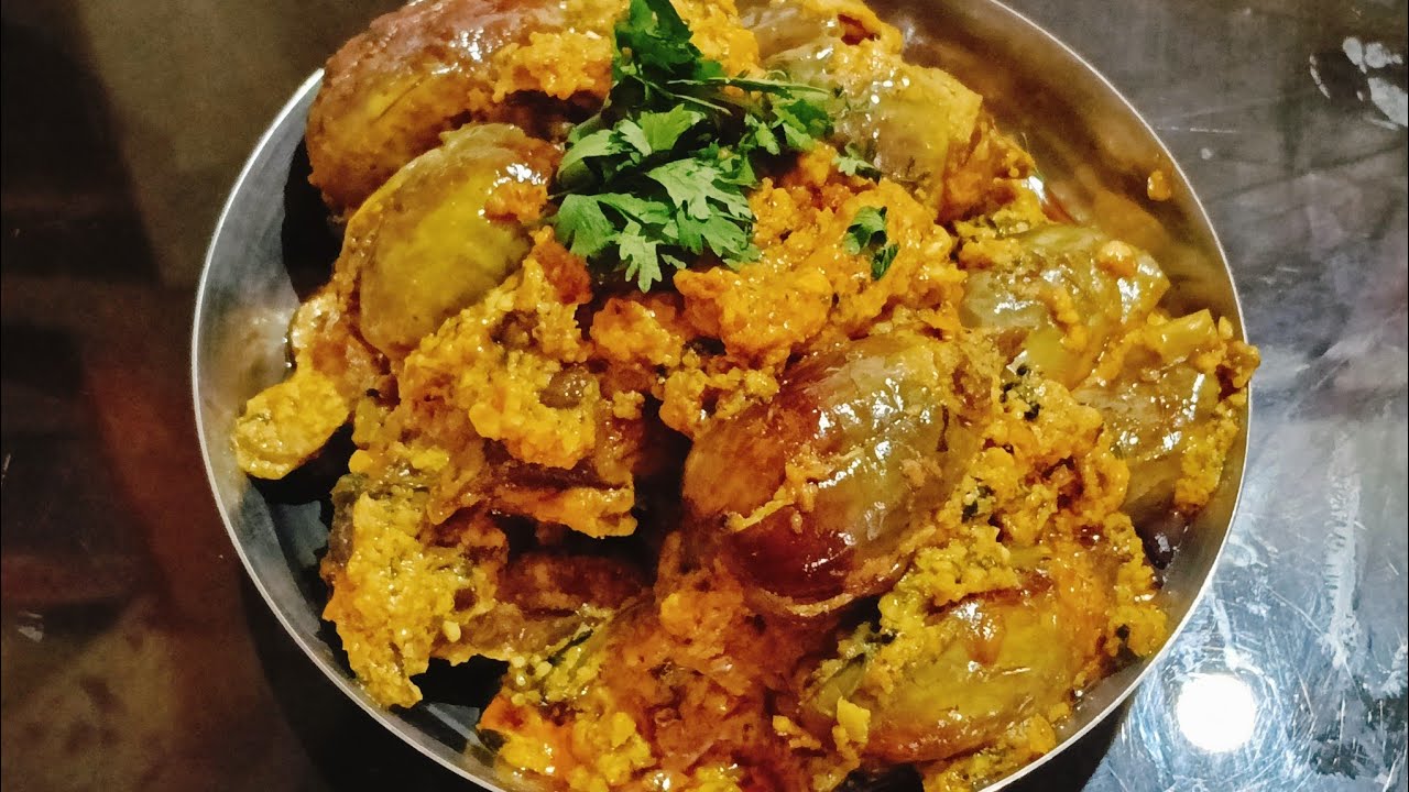 भरलेले वांग... मसाल्याचे चमचमीत भरलेले वांग...bengan ki masaledar sabji...#trending #viral #recipe 