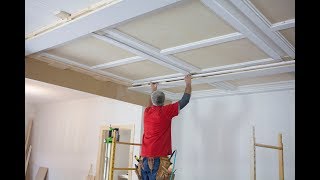 Part 4 of 4 - Gary Striegler wraps up the Panel/ Beam Ceiling with ...