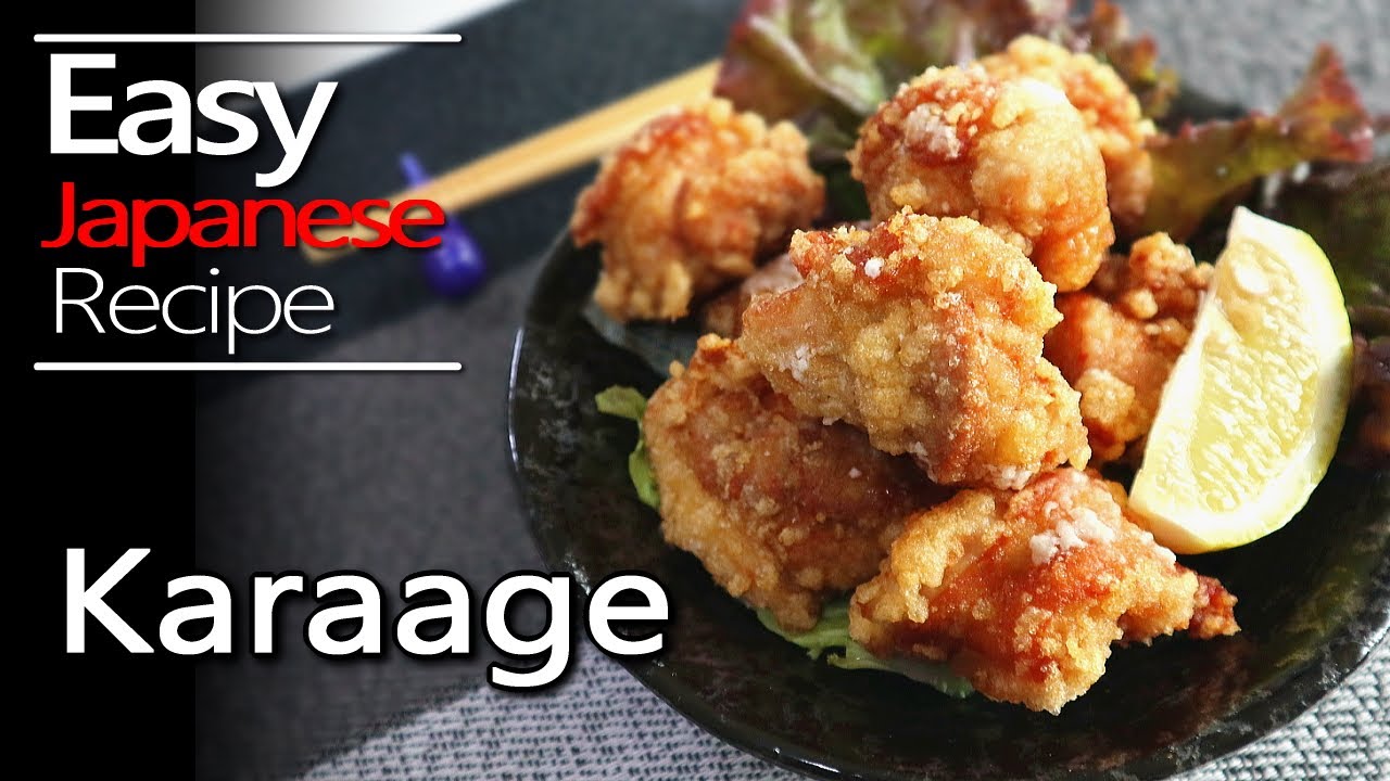How to make karaage(Japanese fried chicken)唐揚げのレシピ easy