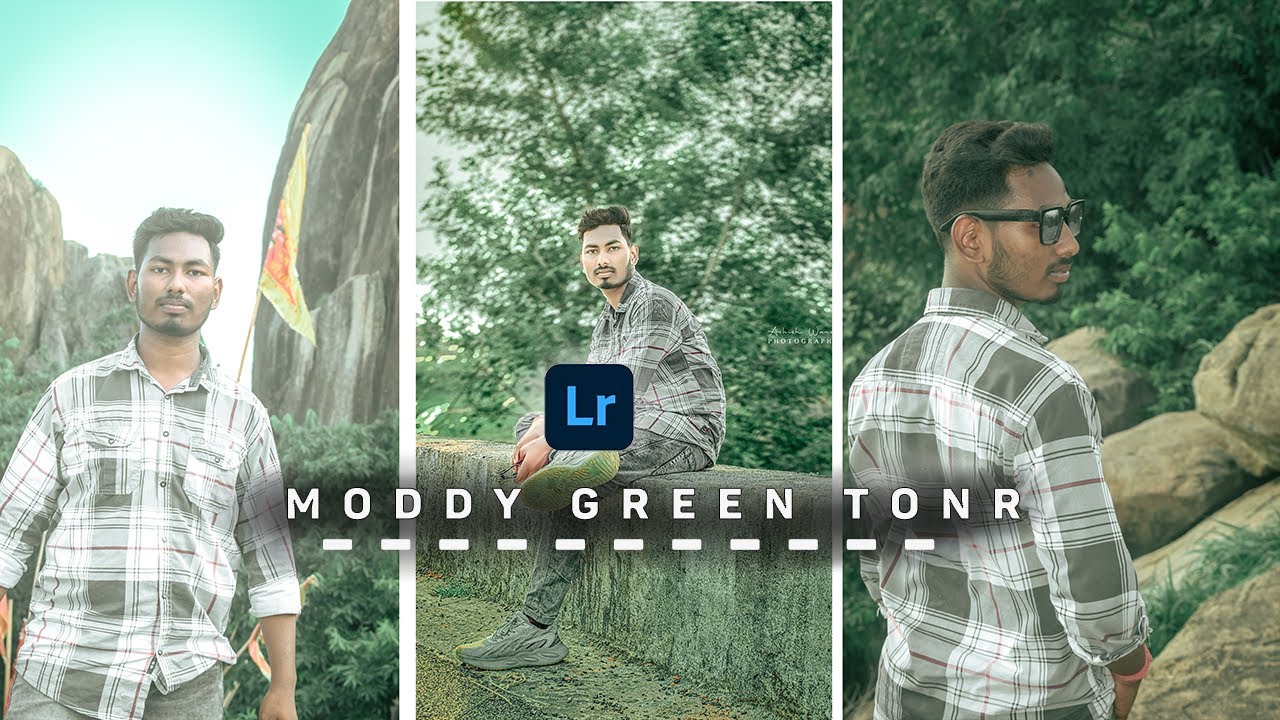 MOODY GREEN TONE  PHOTO   EDITING IN LIGHTROOM ||HOW TO COLOR GRADE IN MOBILE  #viral  #trending
