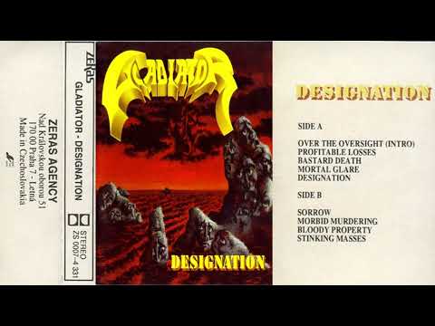 Gladiator — Gladiator | Slovakia | 1992 | Designation | Full Album | Death Metal | Thrash Metal