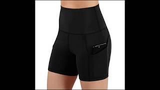 Womens Sports Workout Shorts With Pocket