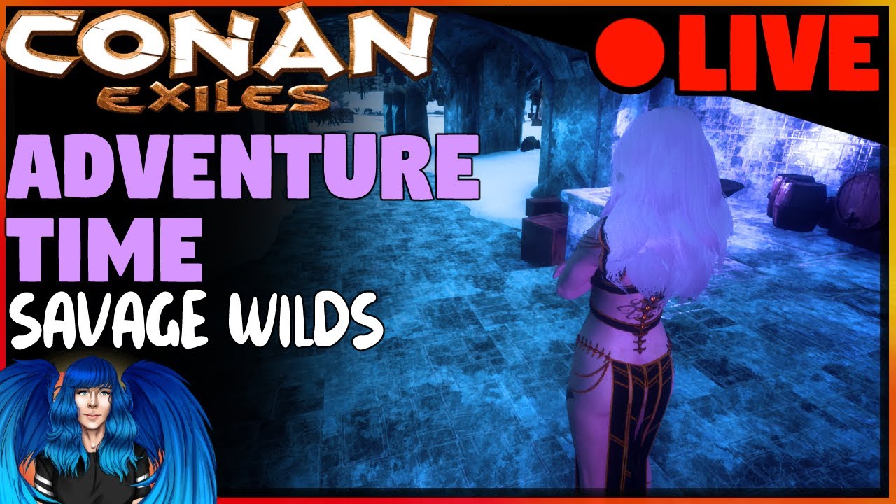 PLAYING THE NEW MAP LIVE -Savage Wilds pt3 | Conan Exiles |