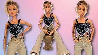 DIY  AESTHETIC BARBIE CLOTHES | How to Make Barbie Doll Clothes | Miniature Ideas