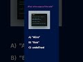 Javascript interview question #object references #shorts #trending #viral