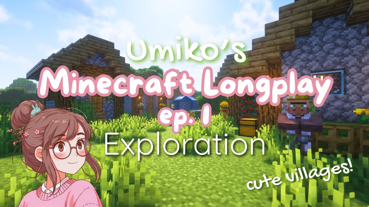 Minecraft Longplay Ep 1~ Exploration | cozy, relaxing, no commentary ...