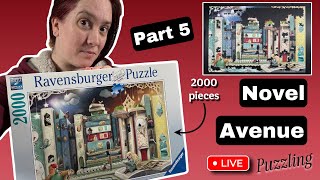 Building the 2000 PIECE Novel Avenue puzzle by Ravensburger LIVE - Part 5