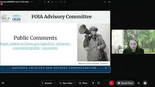 FOIA Advisory Committee Meeting