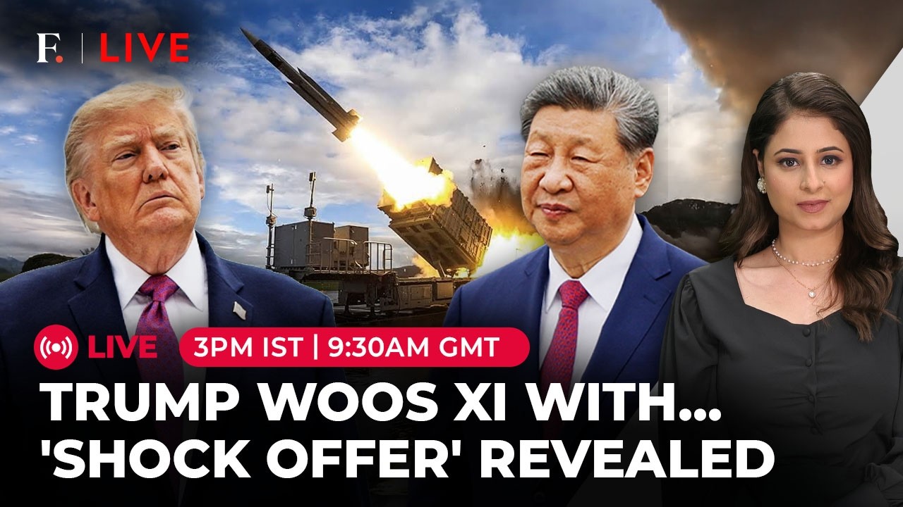 LIVE: Trump Asks Xi To Buy US Arms As Taiwan Awaits $14 Billion Package | Firstpost thumbnail