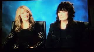 Ann and Nancy Wilson discussing the timing of their autobiography