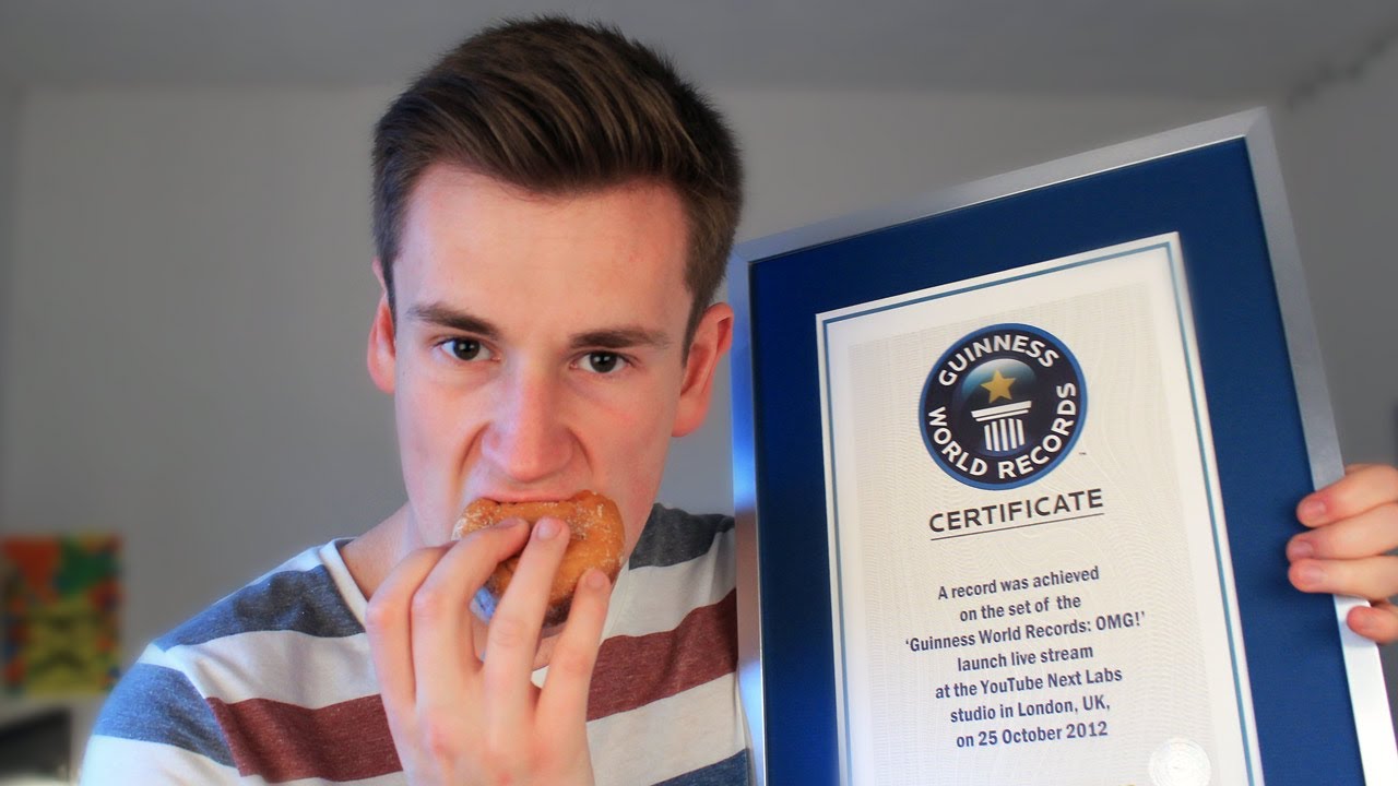 WORLDS FASTEST DOUGHNUT EATER! YouTube