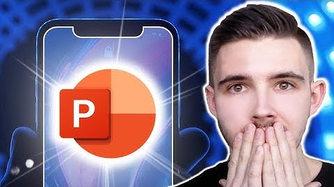 How To CREATE a PowerPoint PRESENTATION using your PHONE