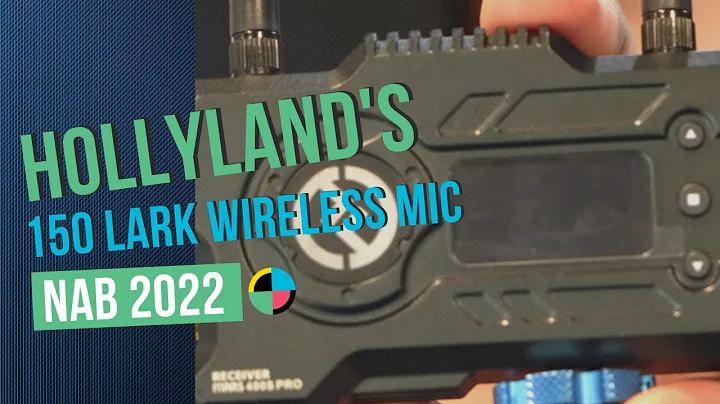 Randall Stewart of Hollyland Demonstrates Their 150 Lark Wireless Mic at NAB 2022 (Full Interview)