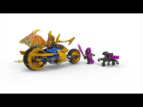 Конструктор LEGO Ninjago 71768 Мотоцикл Джея Золотий дракон, відео 1