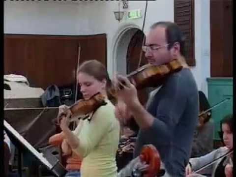 Julia Fischer and Gordan Nikolic record Mozart K364  part1