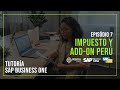 Tutoría de SAP Business One - EP 7 Impuesto y Add on Perú