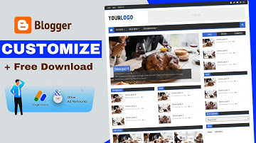 blogger.com Template full Customization for Adsense Approval for Beginners 2024