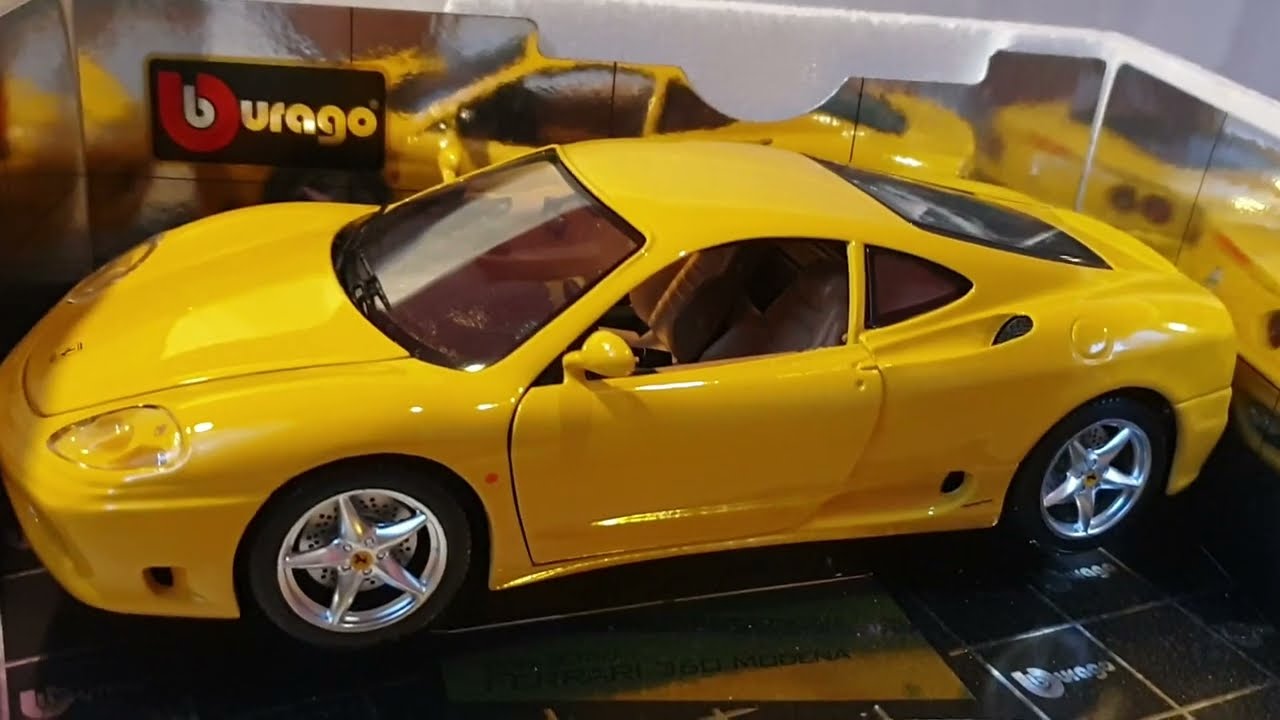 Ferrari 360 Моdena 1/18 Bburago 1999 - YouTube