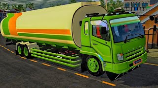 RILIS MOD BUSSID TERBARU TRUCK FUSO FIGHTER TANGKI CPO C1 FULL ANIMASI | MOD BUSSID TERBARU