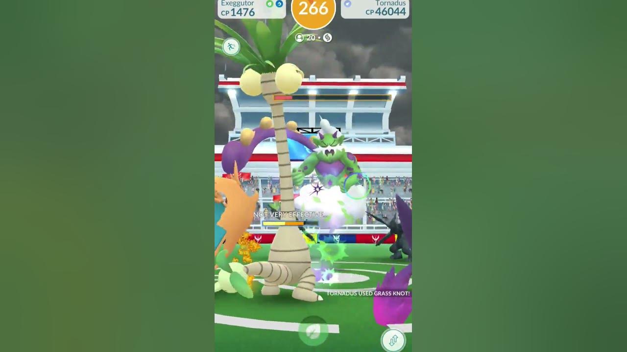 Tornadùs is here again in raids pokemongo YouTube