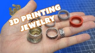 3D Printing and Metal Casting Jewelry with the Form 2 - Prop: 3D