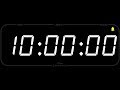 10 Hour - TIMER & ALARM - 1080p - COUNTDOWN