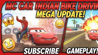 mc queen car cheat code in Indian bike driving 3d screenshot 1