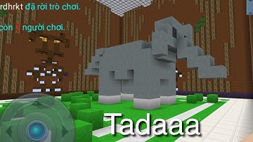 Buid Elephant In Buid Battle - Blockman Go
