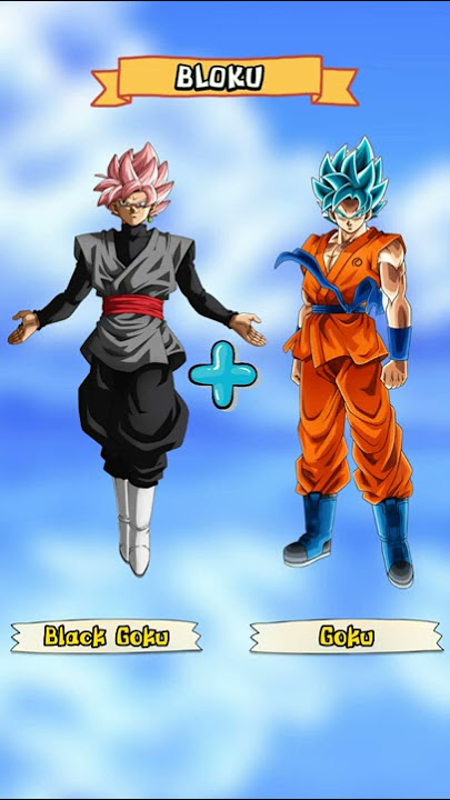 Fusion of Black Goku and Goku