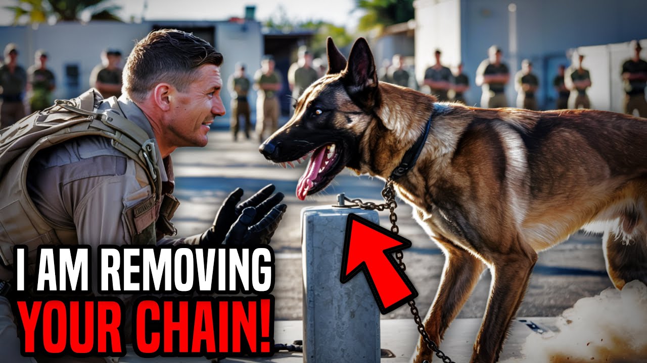 Все боялись собаку К9 — пока к ним не подошел спецназовец ВМС США, не моргнув глазом